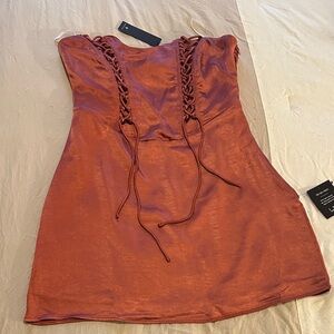 Lulu's Rust Mini Dress